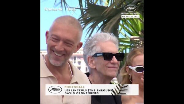 La formidable équipe du film “THE SHROUDS” pose au photocall du Festival de Cannes 2024 !