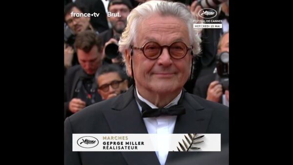 Le réalisateur George Miller à la montée des marches de la 77e édition du Festival de Cannes !
