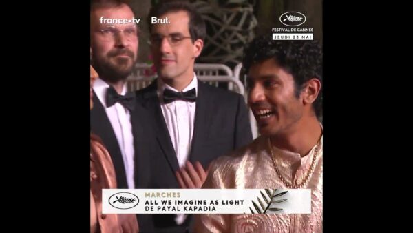 Payal Kapadia réalisatrice de “All we imagine as light” monte les marches à Cannes avec son équipe !