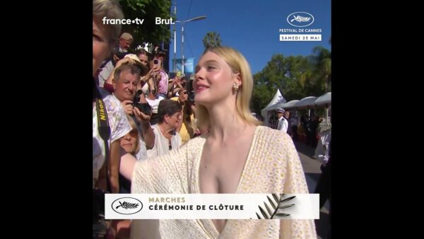Elle Fanning rayonnante au Festival de Cannes !