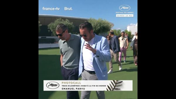 Emanuel Parvu au Festival de Cannes pour son film “TROIS KILOMÈTRES JUSQU’À LA FIN DU MONDE” !