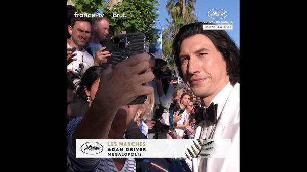L’arrivée de Adam Driver au Festival de Cannes !