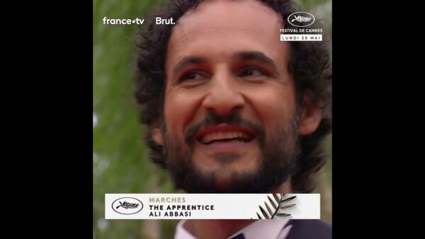 L’équipe du film “The apprentice” monte les marches du Festival de Cannes 2024