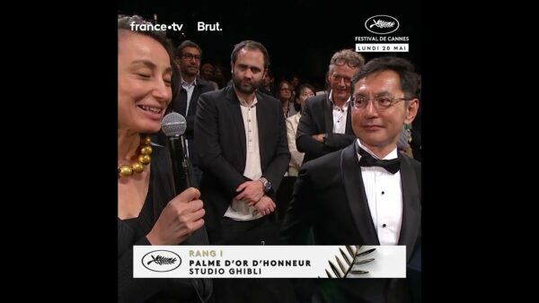 Goro Miyasaki au Rang I pour la palme d’or d’honneur au studio Ghibli au Festival de Cannes 2024